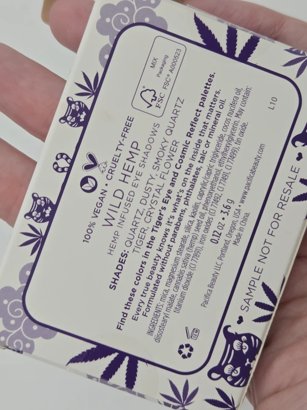 Pacifica Wild Hemp Eye Shadow Palette